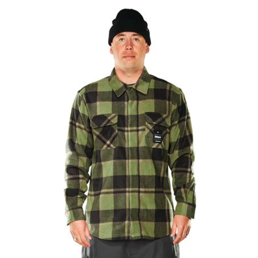 THIRTYTWO 2023 REST STOP SHIRT OLIVE 3 THIRTYTWO 2023 REST STOP SHIRT OLIVE
