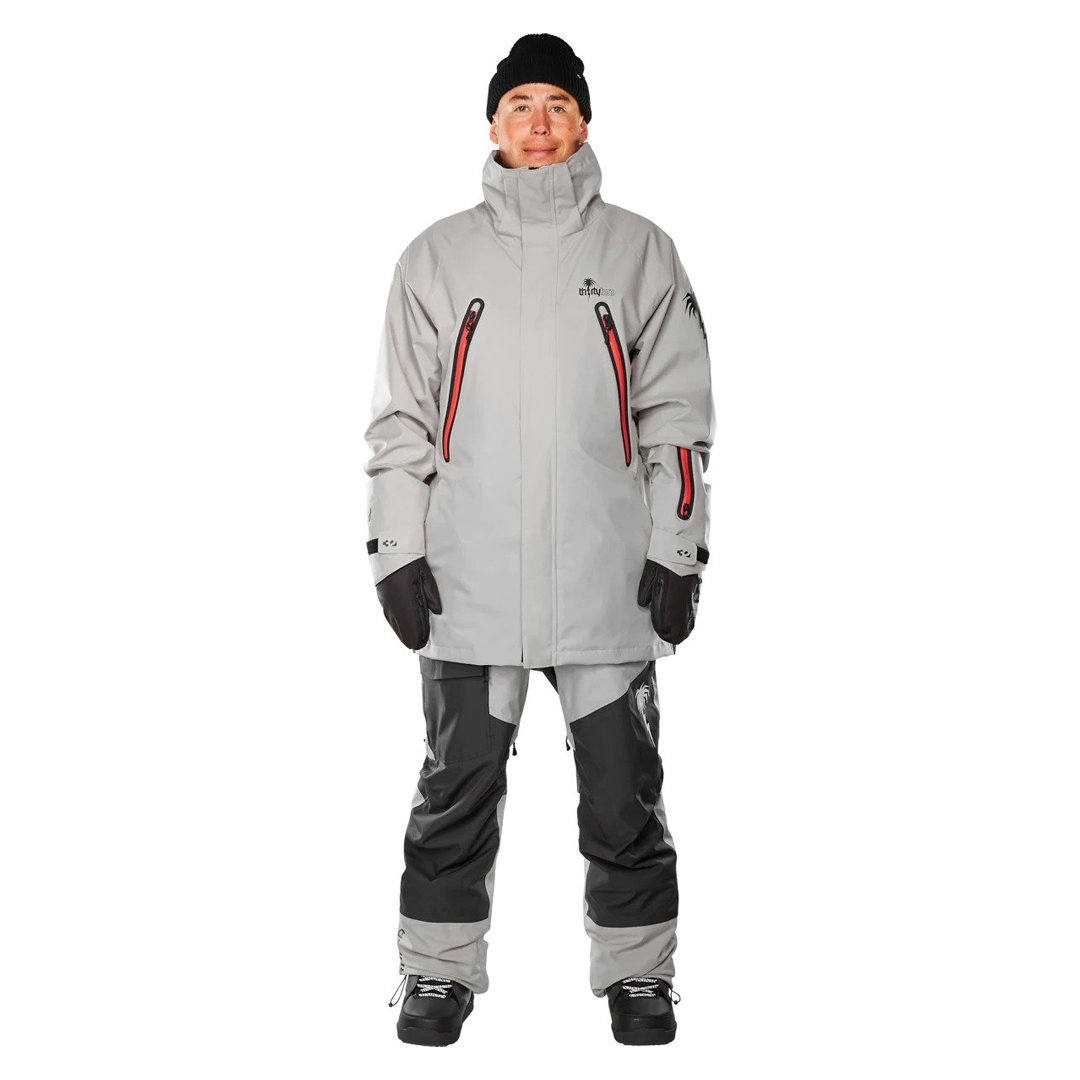 THIRTYTWO 2023 SPRING BREAK PINTAIL POWDER PARKA GRAVEL 5 THIRTYTWO 2023 SPRING BREAK PINTAIL POWDER PARKA GRAVEL - Image 3